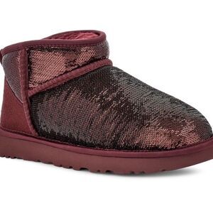 UGG Classic Ultra Mini Mirror Ball in wild grape
